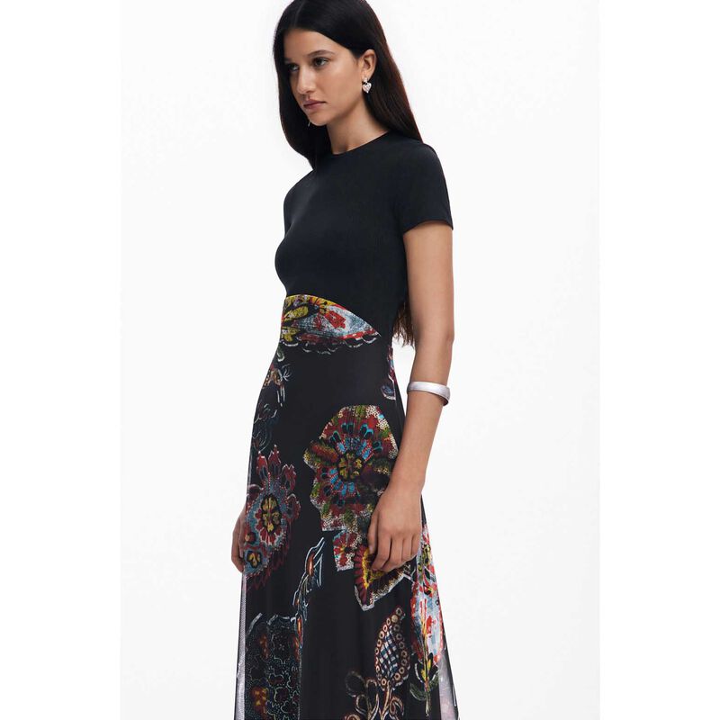 Desigual Paisley Mesh Lacroix Dress image number 3